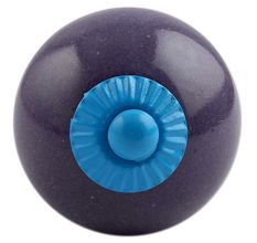 Purple Round Turquoise Fitting Ceramic Knob